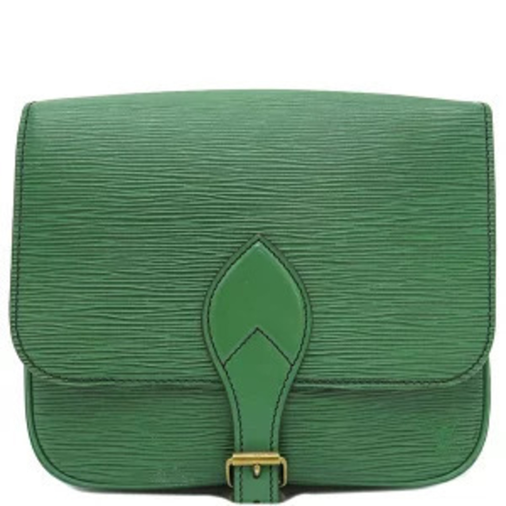 Louis Vuitton Shoulder Bag Cartouchiere Epi Leather Borneo Green Crossbody